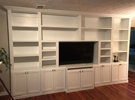 Interior Painters complete Cabinet Refinishing